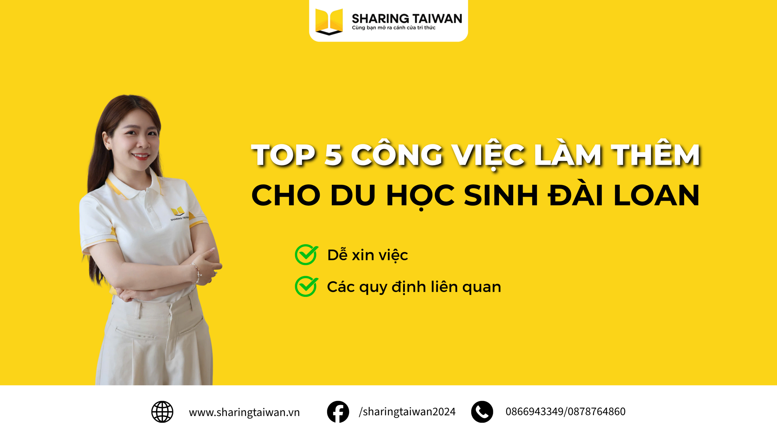 Top 5 Công Việc Dễ Xin Nhất Cho Du Học Sinh Đài Loan