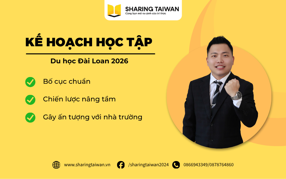 Cách Viết Kế Hoạch Học Tập Du Học Đài Loan 2026